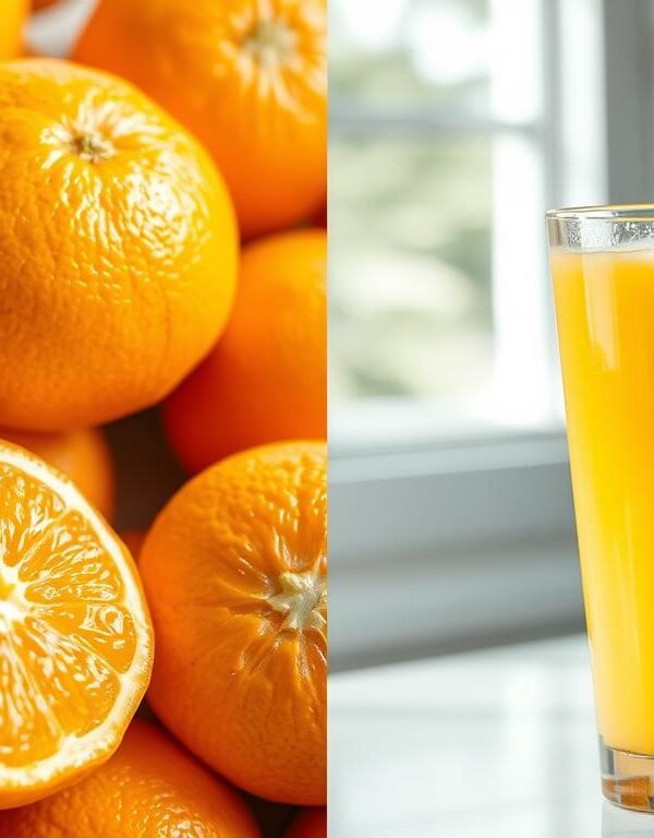 Why is it healthier and better to eat oranges than drink it